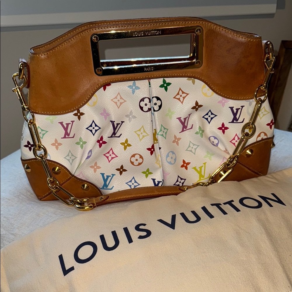 Louis Vuitton Multicolor Murakami Judy Monogram Shoulder Bag